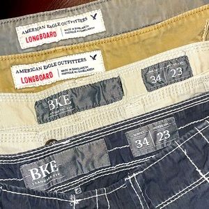 ❌SOLD❌ (4)  AE & BKE Men’s Shorts Size 34